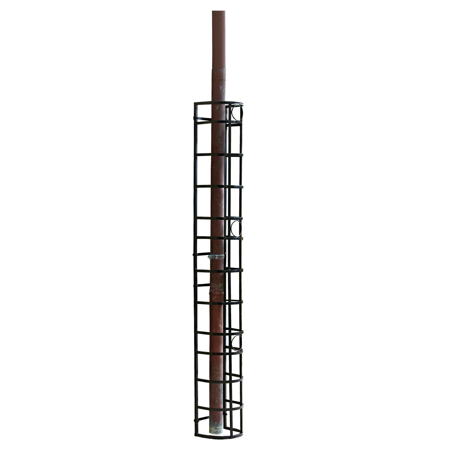 Rankgitter Vitot Schwarze Metallrohrschutzgitter, stabil und praktisch für Garten oder Haus