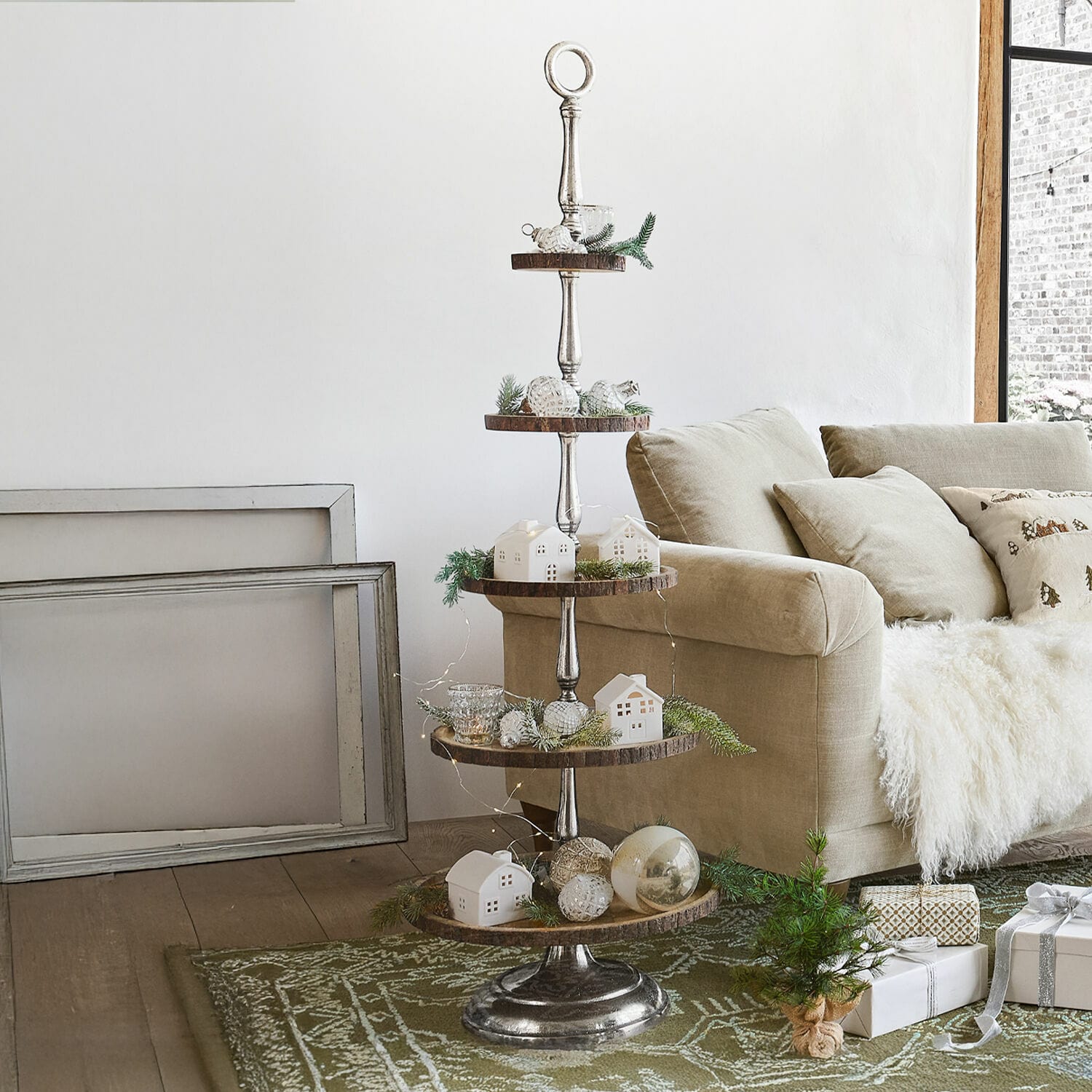 Windlicht 4er Set Country