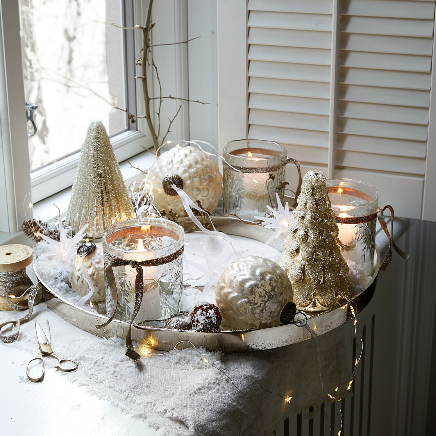 Weihnachtskugel 6er Set Domara