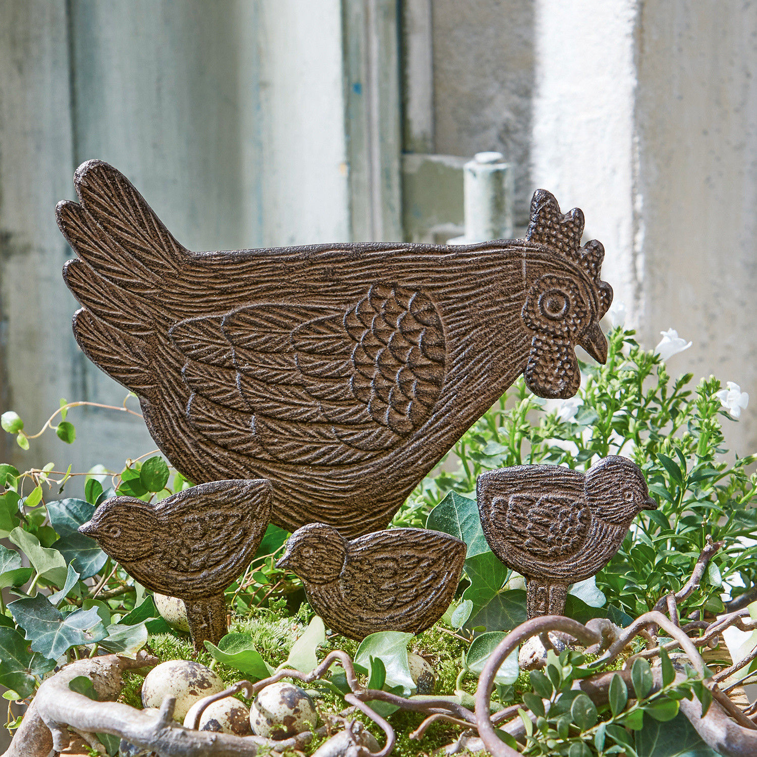 Garten-Ornament 4er Set Ellison