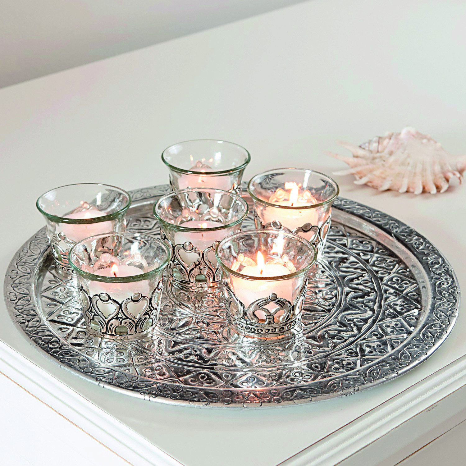 Windlicht 6er Set Felicity