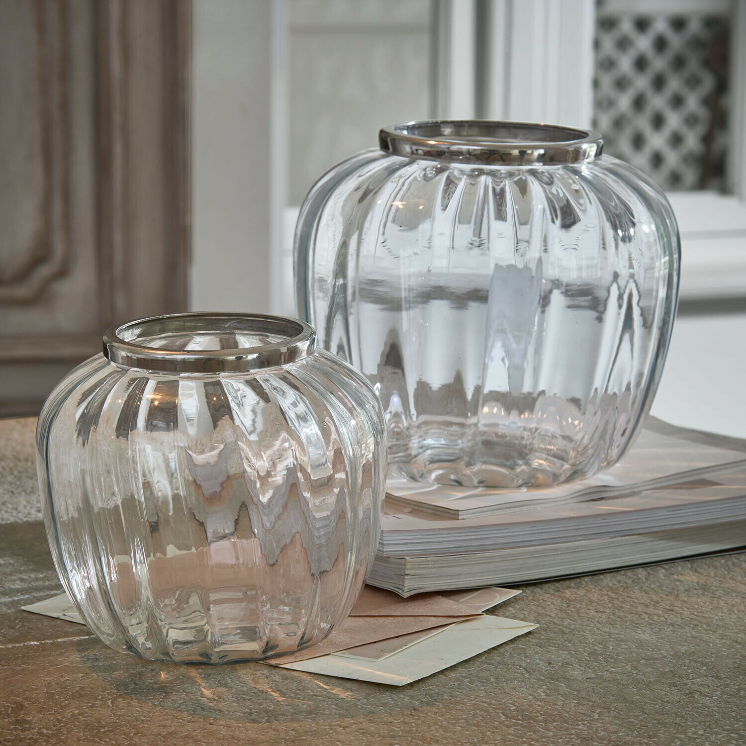 Windlicht 2er Set Fioren