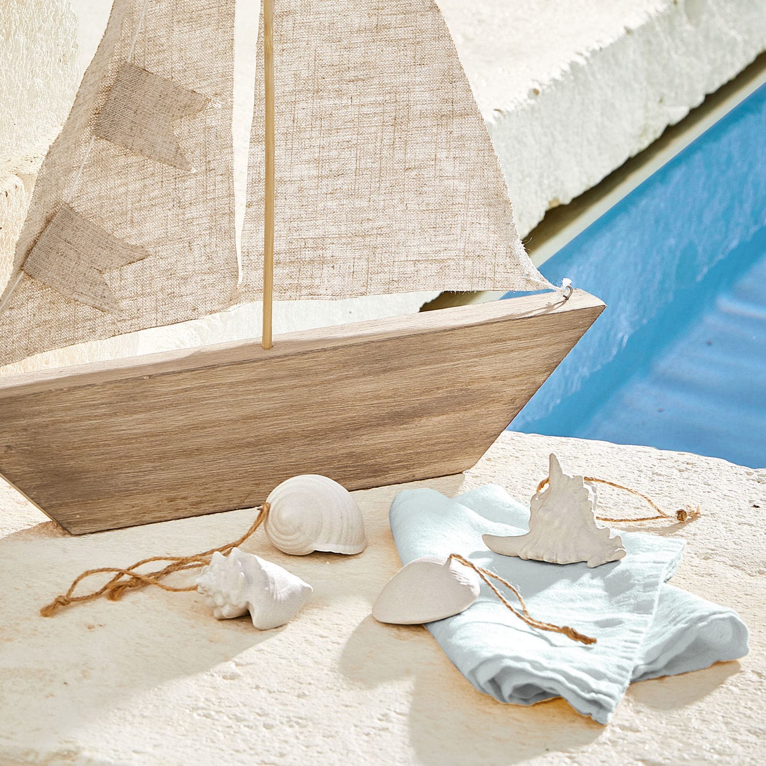 Deko-Muscheln 4er Set Maltesse