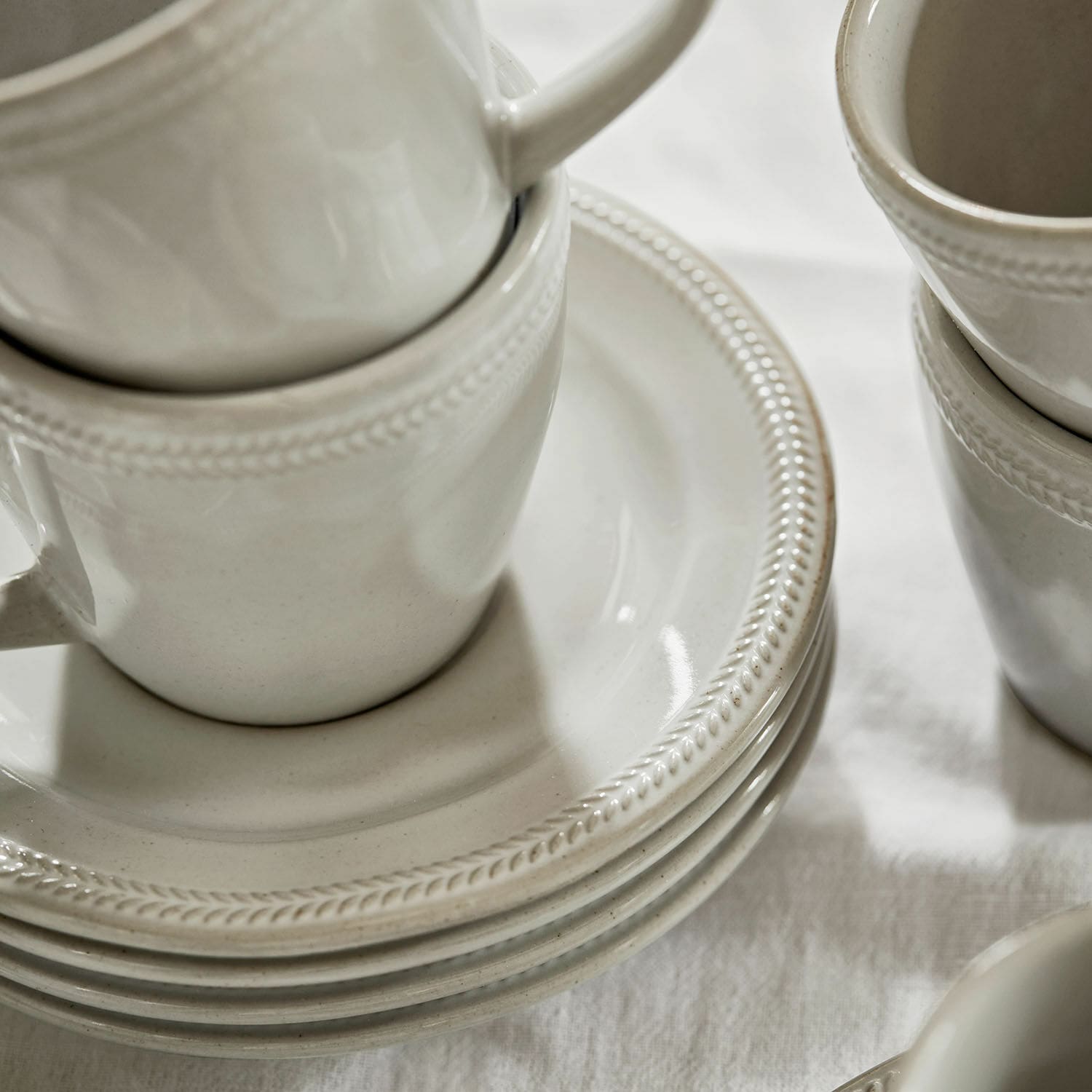 Tasse mit Untertasse 6er Set Norrvik