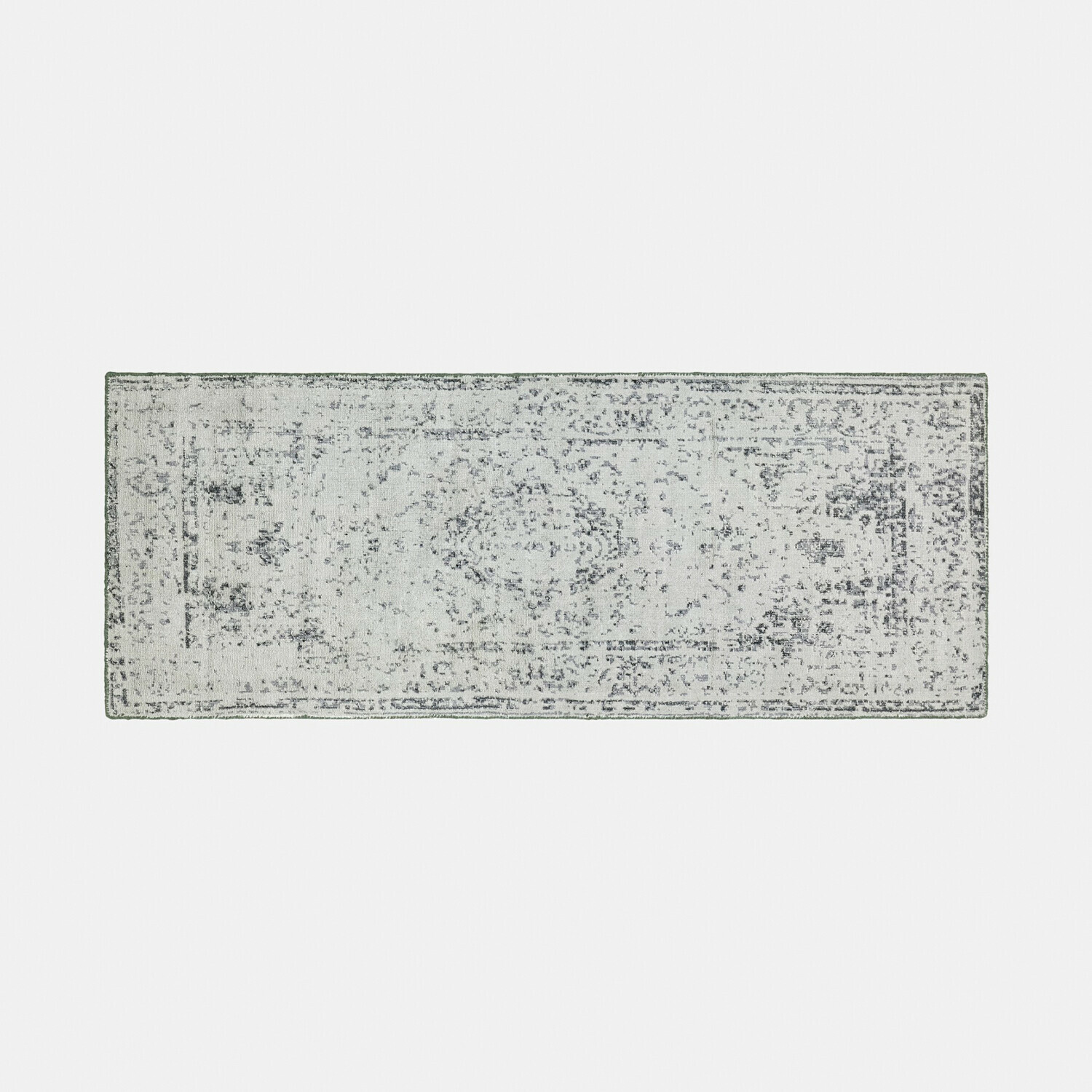 Läufer Zéphirelle Läufer in Hellgrau mit dezentem Vintage-Muster, weiches Material für Wohnzimmer oder Flur