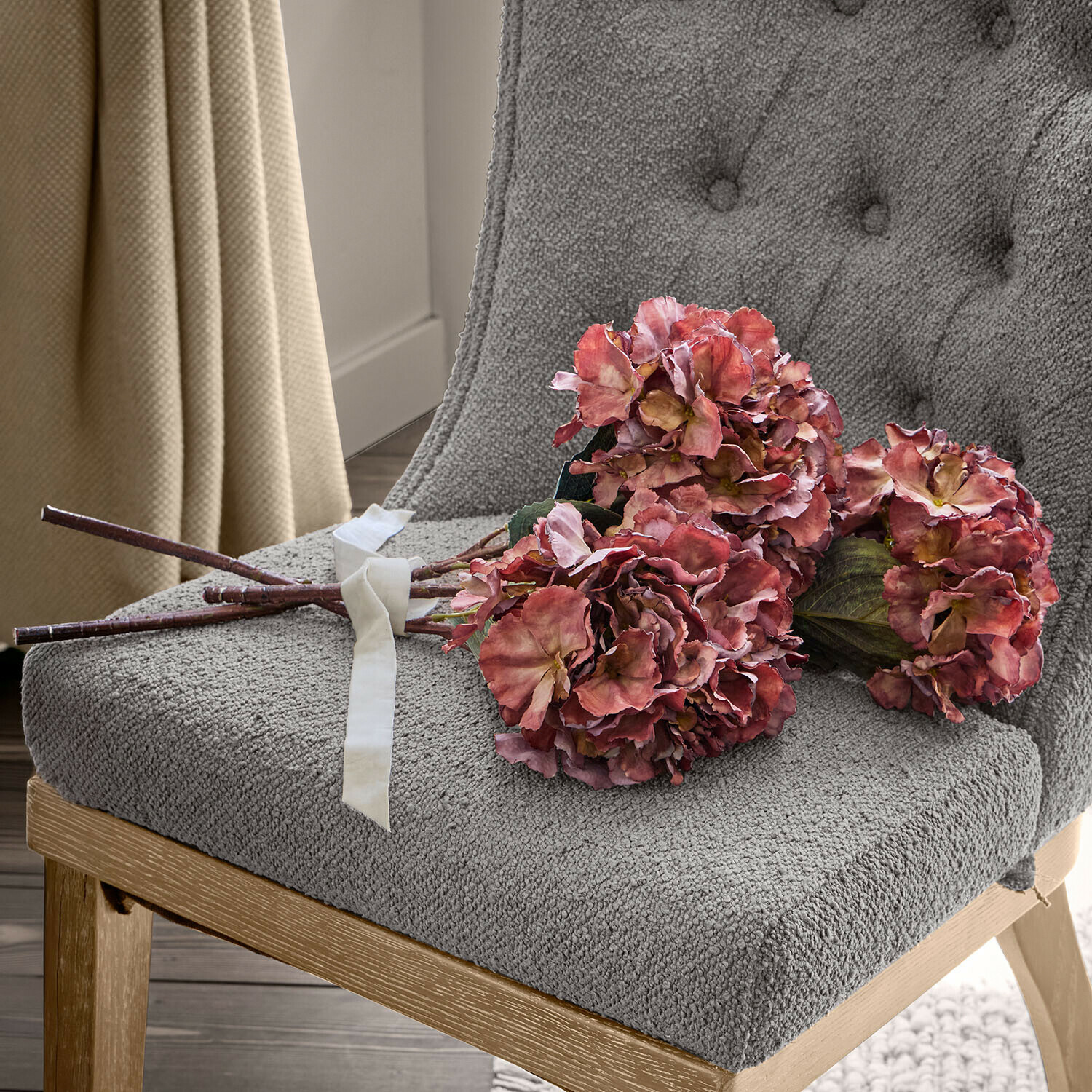 Kunstblume Hortensie 3er Set Orvianne
