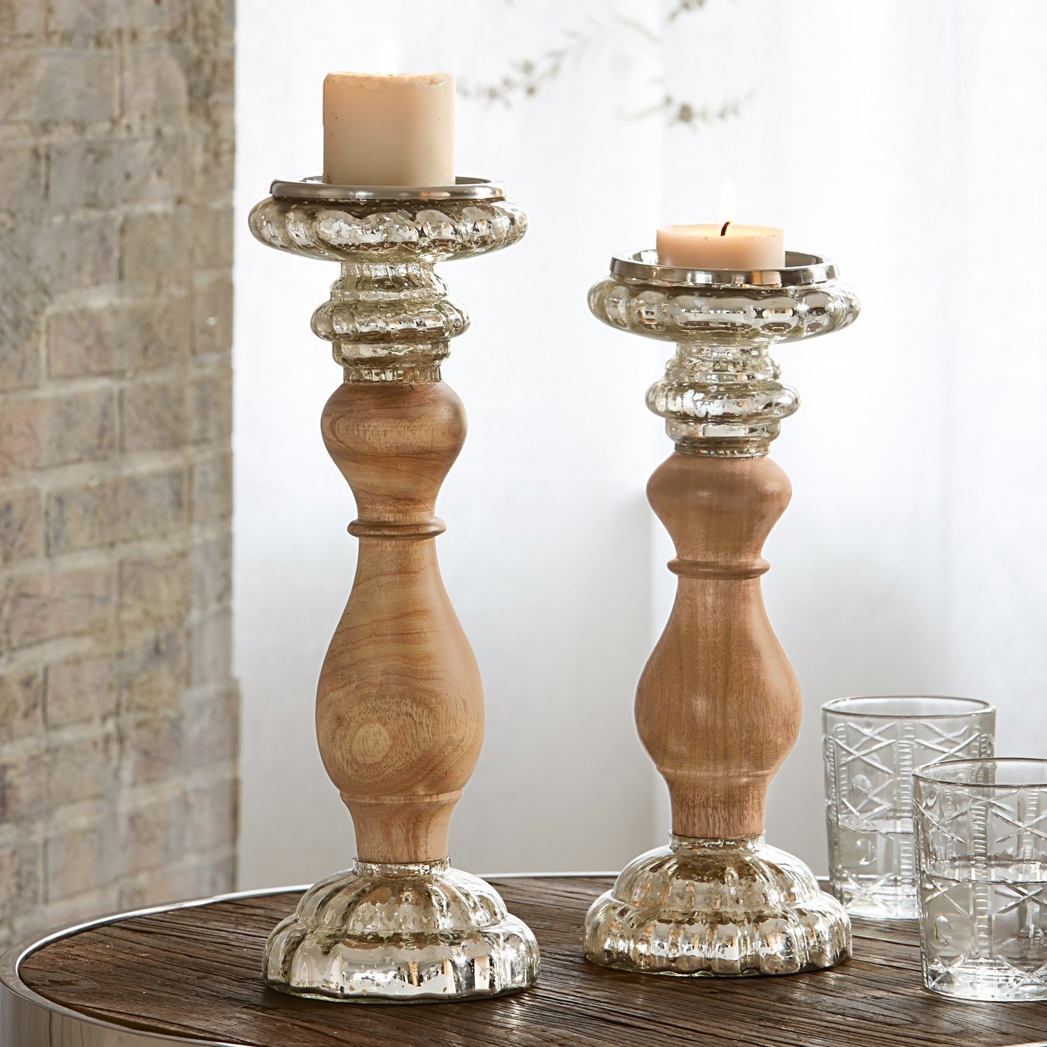 Kerzenständer 2er Set Paxton