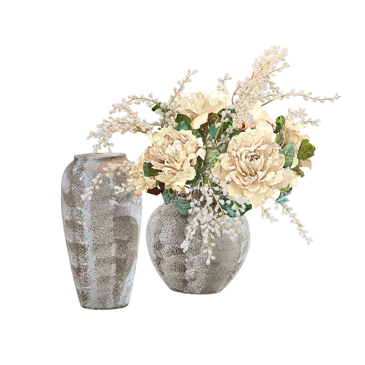Vase 2er Set Ciel d'Opale