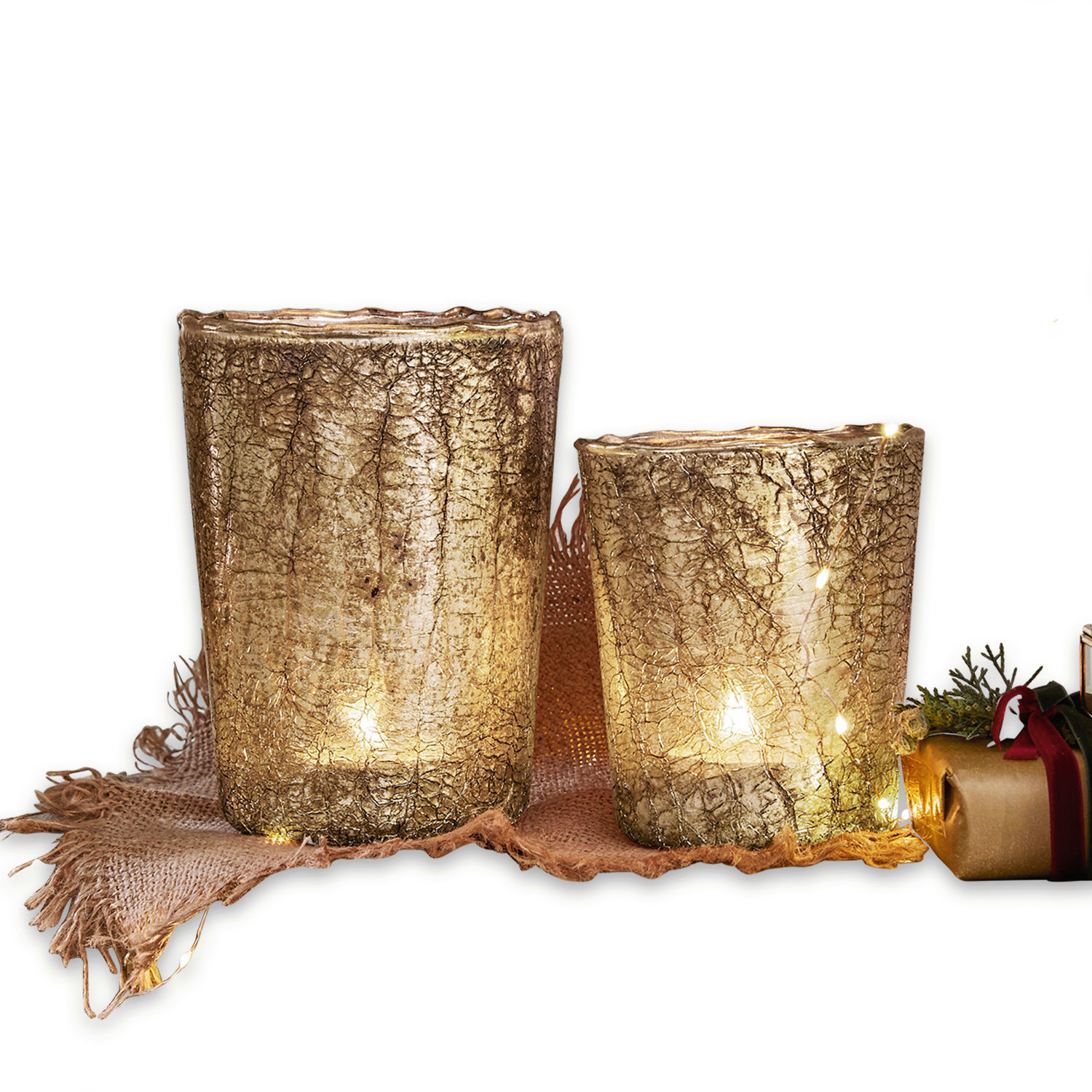 Windlicht 2er Set Arsenio