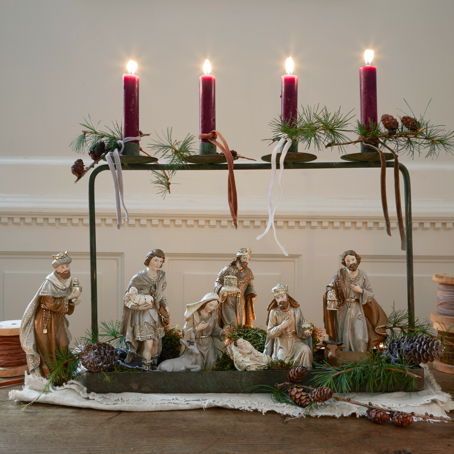 Krippenfiguren 9er Set Caprinas