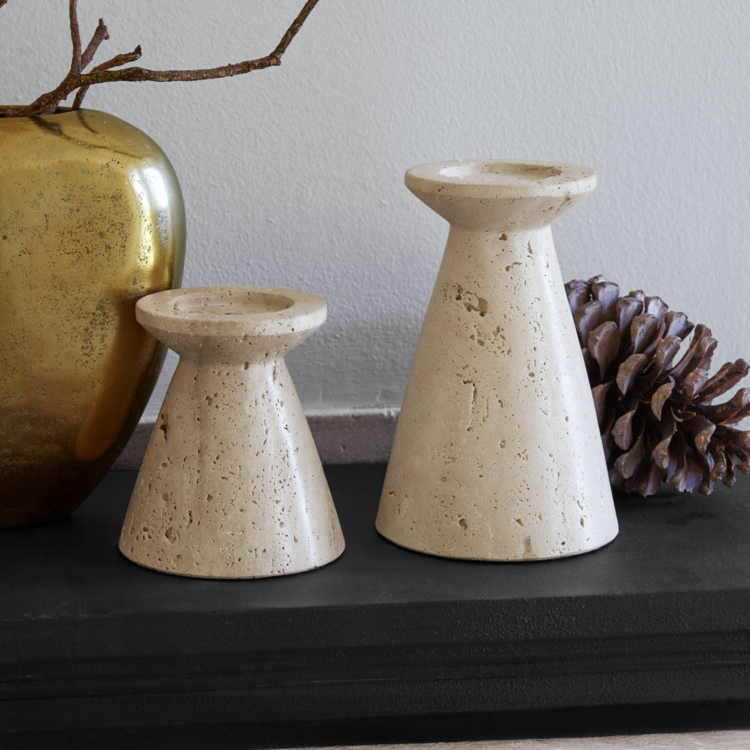 Kerzenständer 2er Set Bazrahim